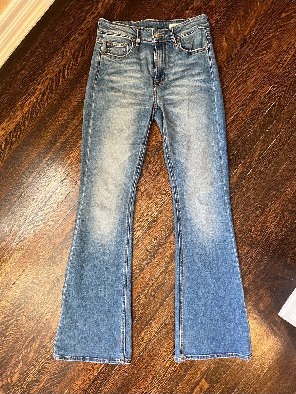 Madewell Medium Wash Flared Jeans